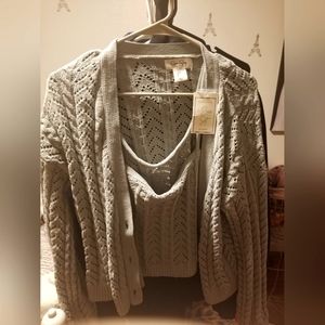 Sweater with tank top